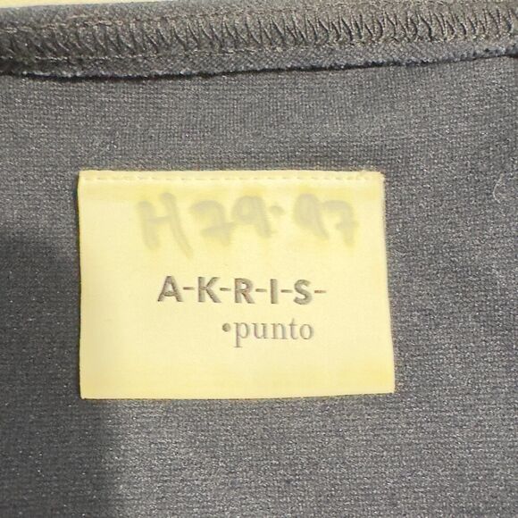 Akris Punto Sheath Mini Dress Women's Size 4 Navy White Colorblock 3/4 Sleeves - Picture 6 of 9